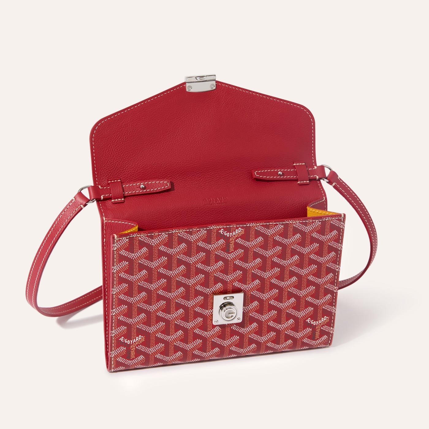 Goyard Chypre Wallet-Pouch Red - Image 4